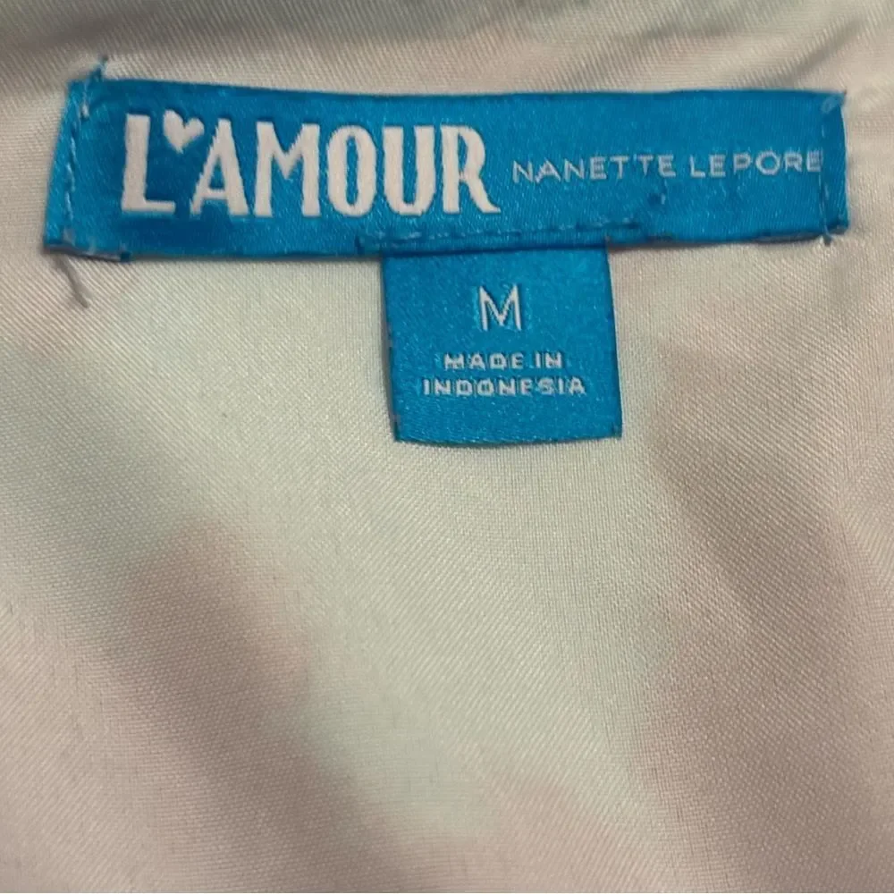 L’AMOUR BY NANETTE LEPORE•Lace & Floral print dress